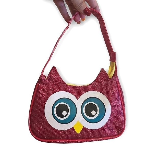 Fuscia Sparkly Owl Bag - Picture 14 of 14